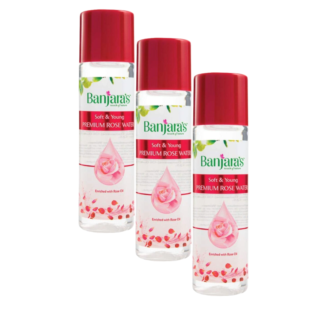 Banjara's Premium Rose Water 60ml (Pack Of 3) KartWalk