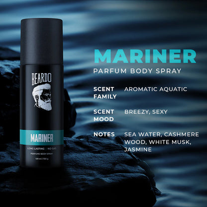 Beardo Mariner Long Lasting Perfume Deo Spray 100g