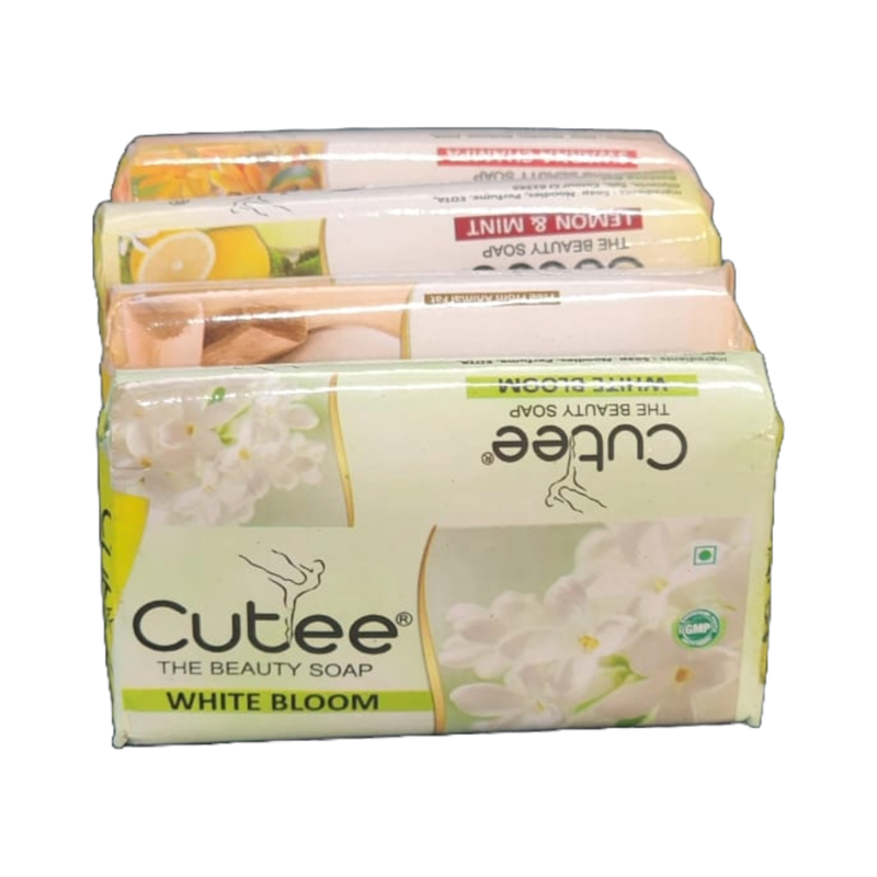 Beauty White Bloom & Mix Cutee Soap (90g x 4Nos) KartWalk
