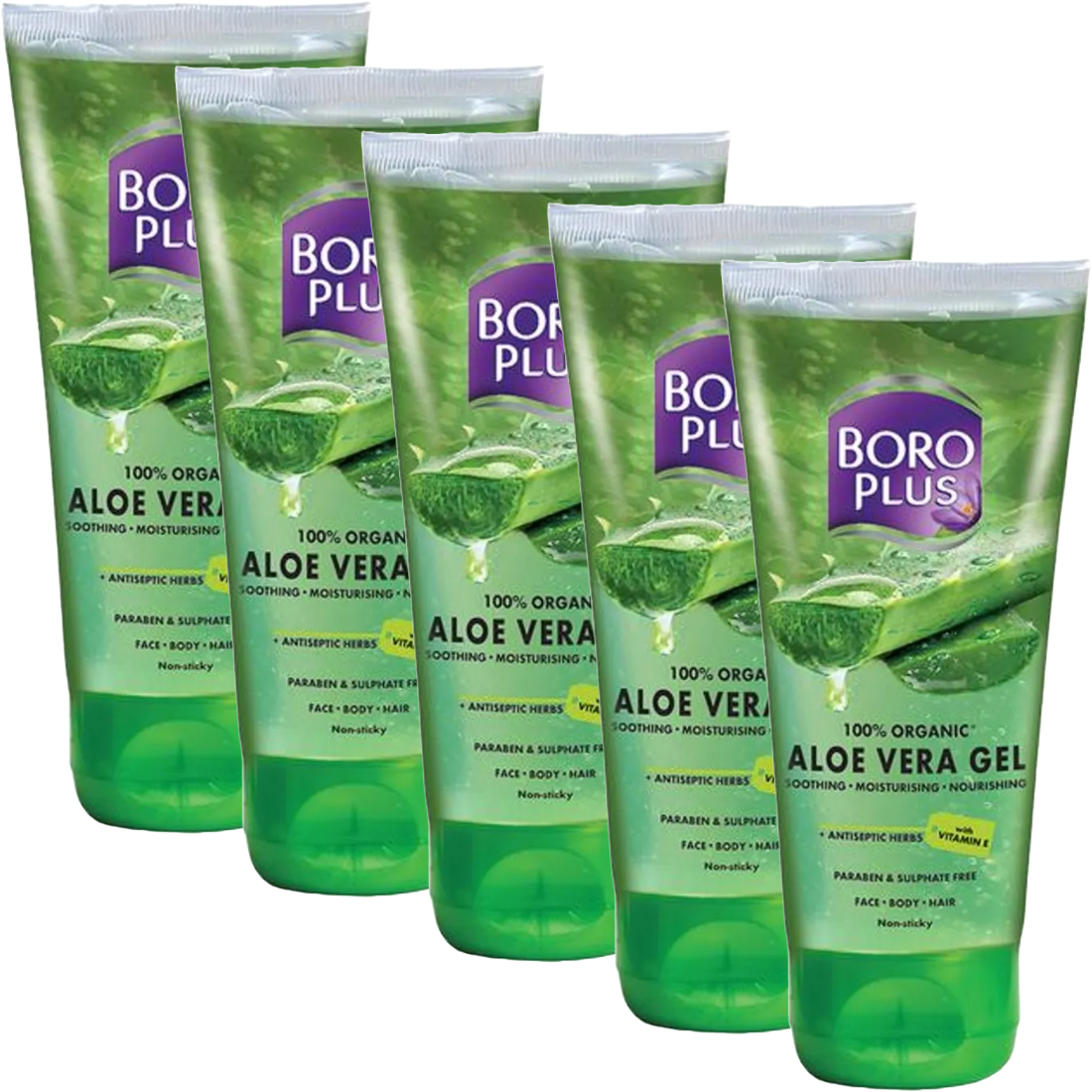 Boroplus Aloe Vera Gel 150ml Pack of 5 KartWalk