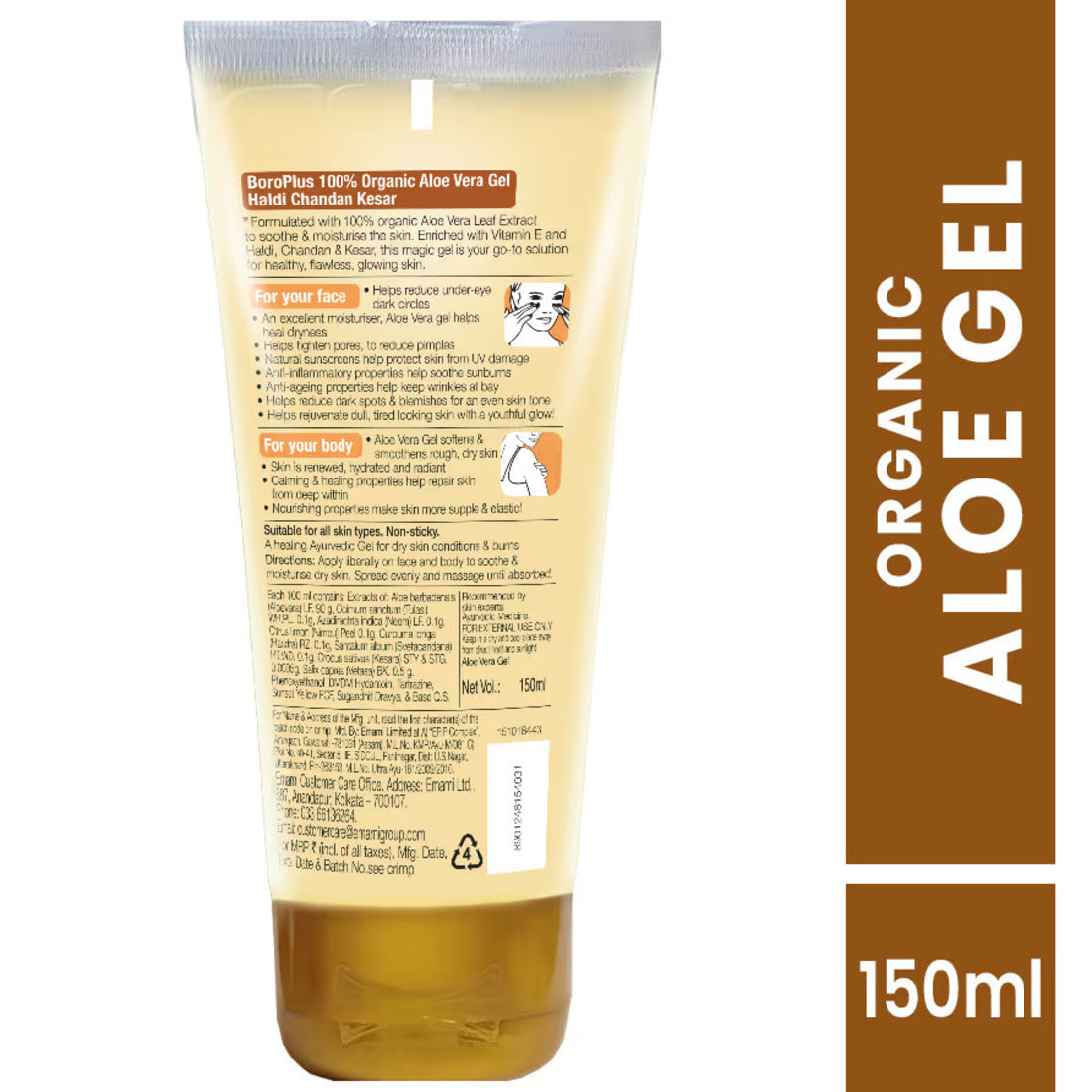 Boroplus Aloe Vera & Haldi Chandan Kesar Gel 150ml KartWalk