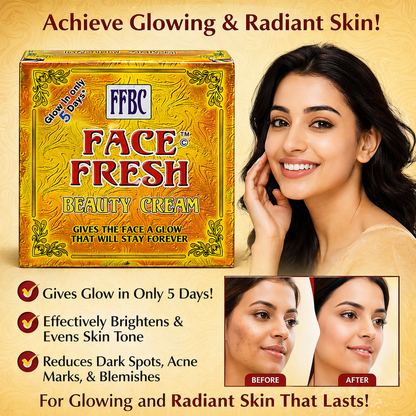 Face Fresh Beauty Whitening Cream 30g Pack of 3