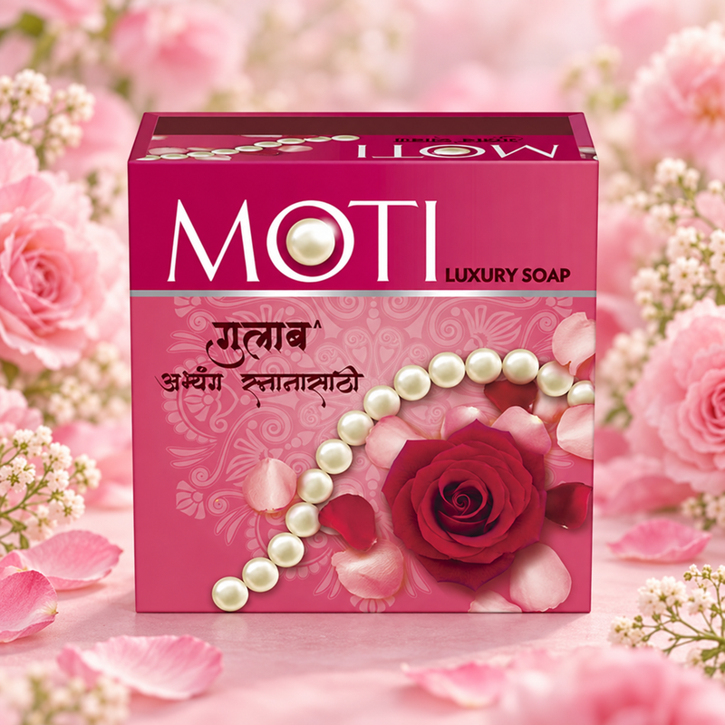 Moti Luxury Rose Soap (150gm)(Pack of 1)