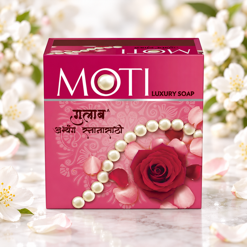 Rose Abhyanga Moti Luxury For Bathing Soap 150g