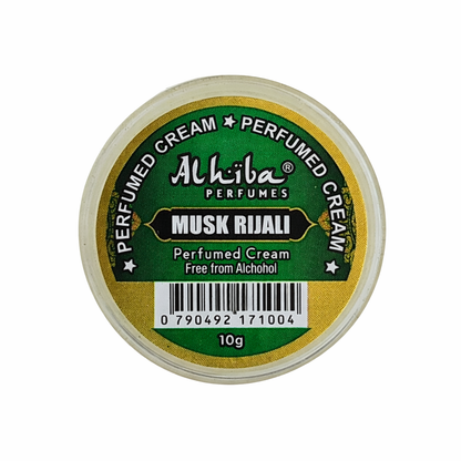 Alhiba Musk Rijali Perfume Body Cream 10g