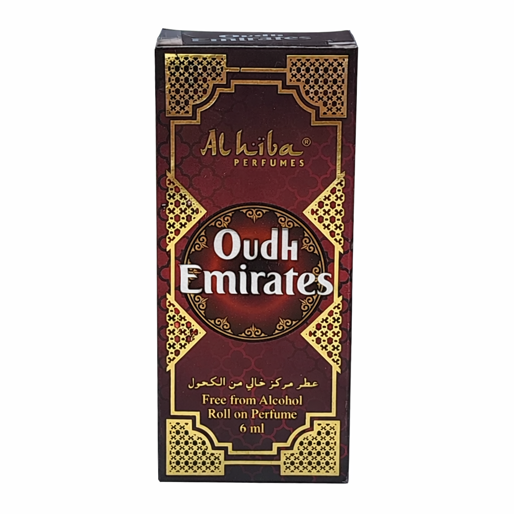 Alhiba Oudh Emirates Roll On Perfume 6ml