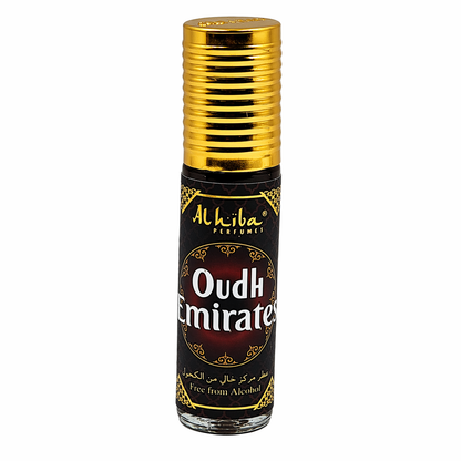 Alhiba Oudh Emirates Roll On Perfume 6ml Pack of 2