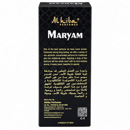 Alhiba Maryam Roll On Perfume 6ml Pack of 2