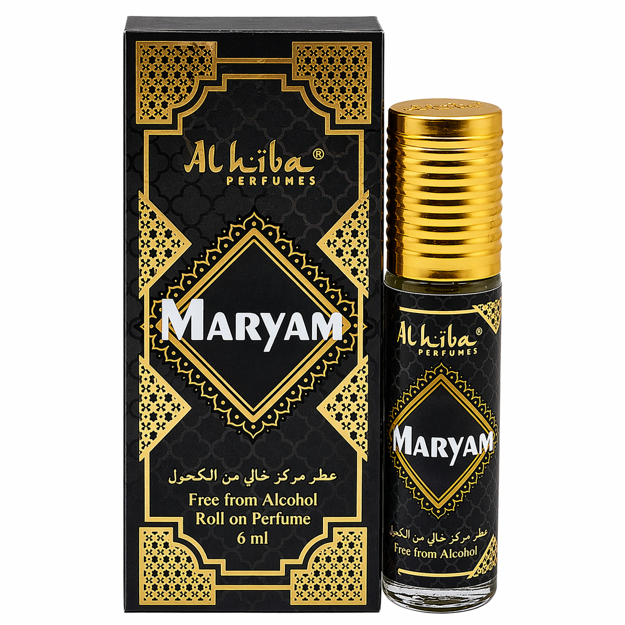 Alhiba Maryam Roll On Perfume 6ml Pack of 2
