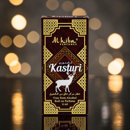 Alhiba Roll On Perfume Kasturi (6ml)(Pack of 1)