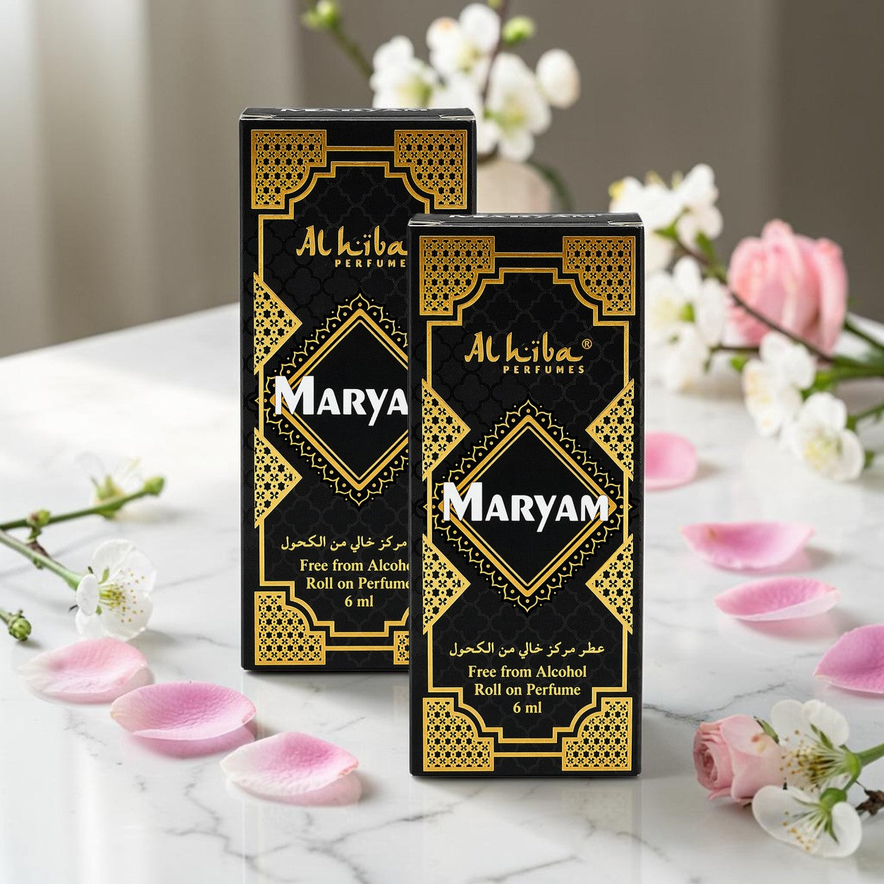 Alhiba Roll On Perfume Maryam (6ml)(Pack of 2)
