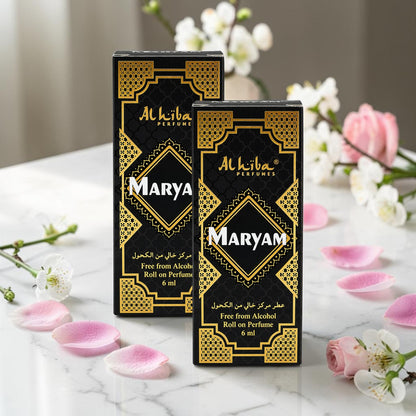 Alhiba Roll On Perfume Maryam (6ml)(Pack of 2)