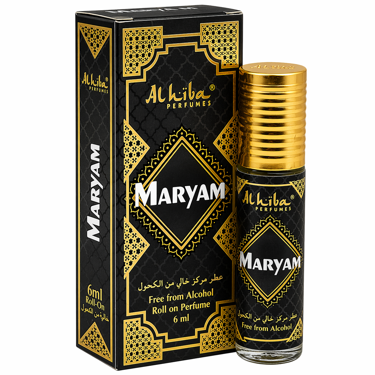 Alhiba Maryam Roll On Perfume 6ml Pack of 2