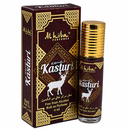 Alhiba Roll On Perfume Kasturi (6ml)(Pack of 2)