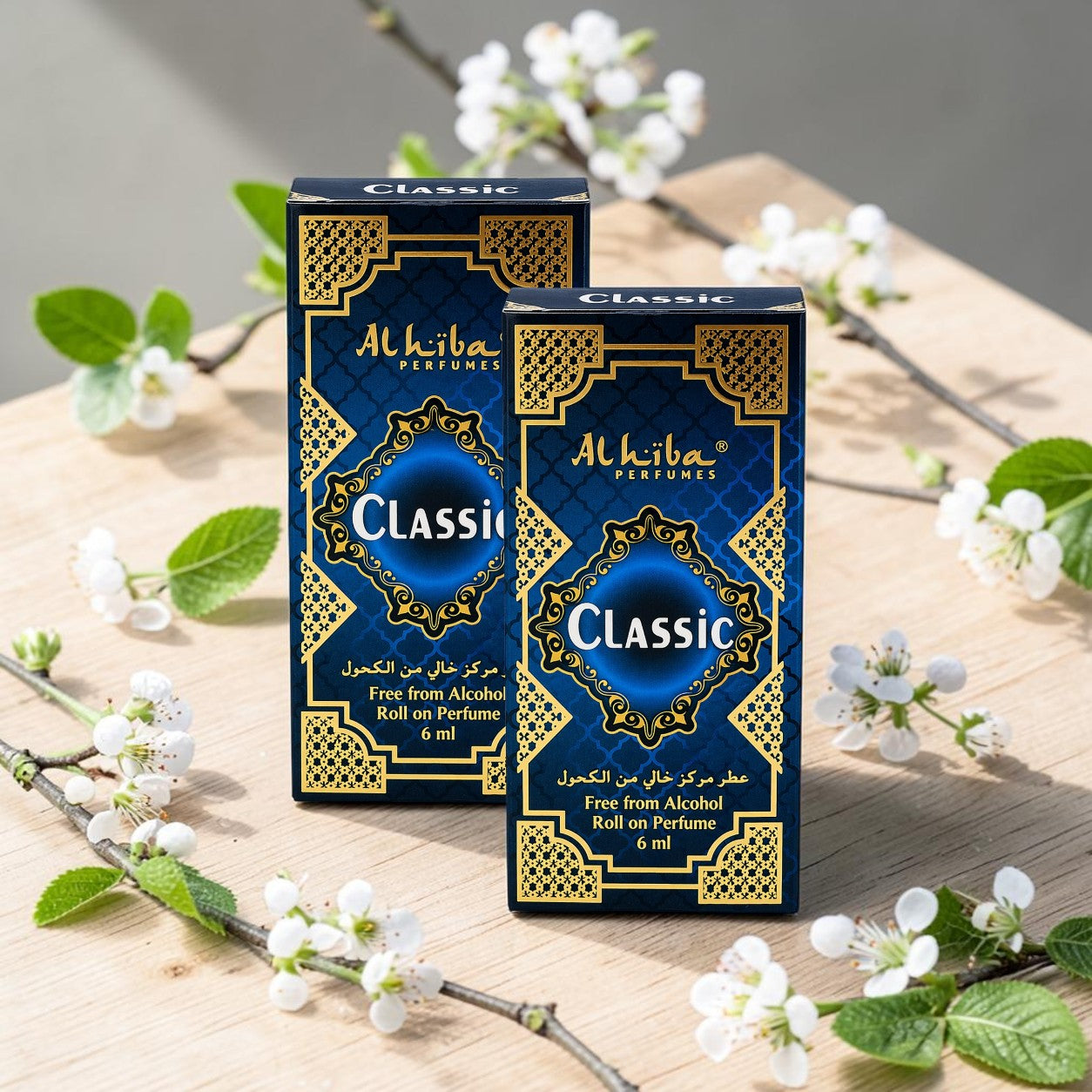 Alhiba Roll On Perfume Classic (6ml)(Pack of 2)