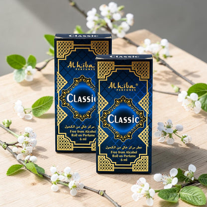 Alhiba Roll On Perfume Classic (6ml)(Pack of 2)