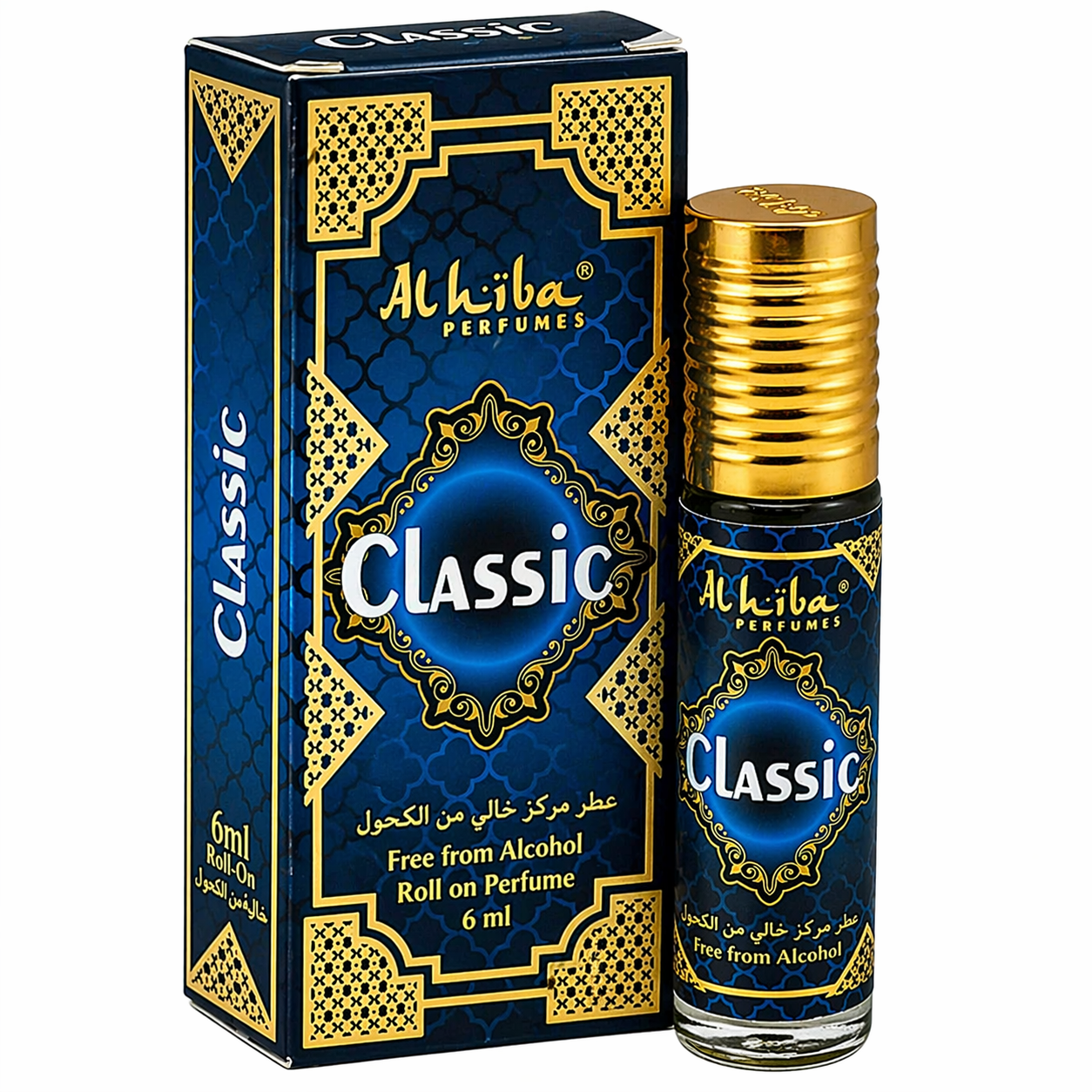Alhiba Roll On Perfume Classic (6ml)(Pack of 2)