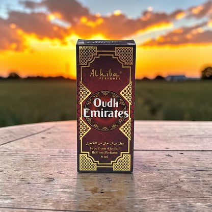 Roll On Perfume Alhiba Oudh Emirates 6ml