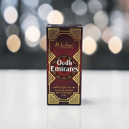 Alhiba Roll On Perfume Oudh Emirates (6ml)(Pack of 1)