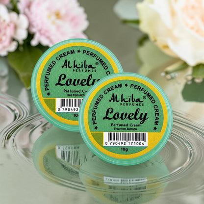 Alhiba Perfume Body Cream Lovely (10gm) (Pack of 2)