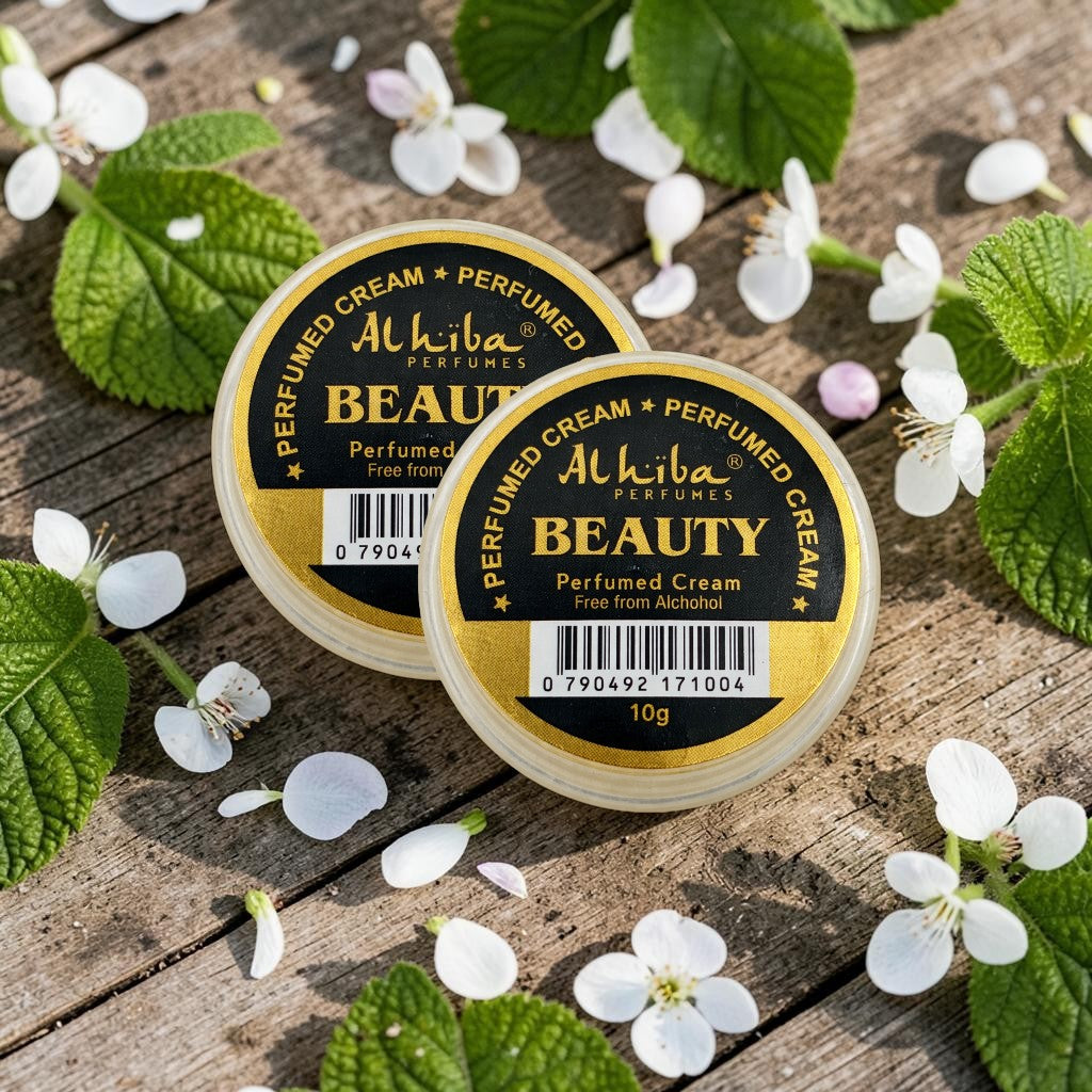 Alhiba Perfume Body Cream Beauty (10gm) (Pack of 2)