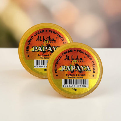 Alhiba Perfume Body Cream Papaya (10gm) (Pack of 2)