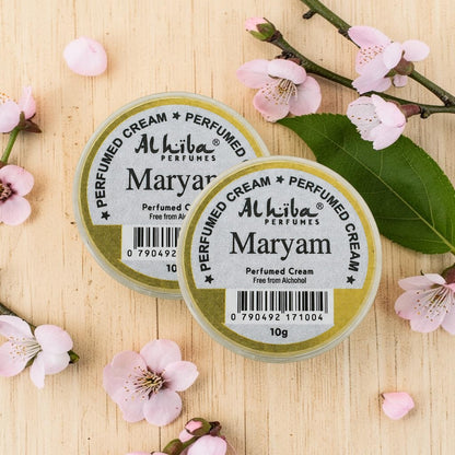 Alhiba Perfume Body Cream Maryam (10gm) (Pack of 2)