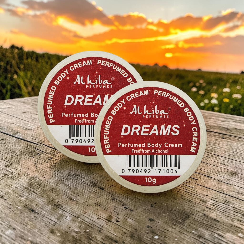 Alhiba Perfume Body Cream Dreams (10gm) (Pack of 2)
