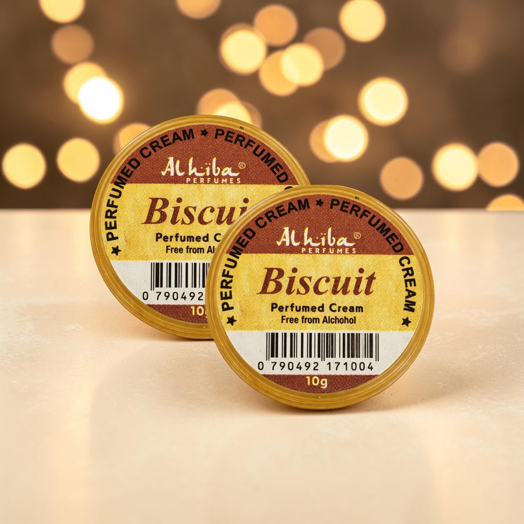 Alhiba Perfume Body Cream Biscuit (10gm) (Pack of 2)
