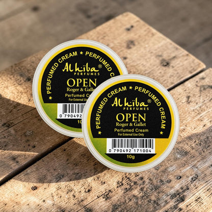 Alhiba Perfume Body Cream Open (10gm) (Pack of 2)