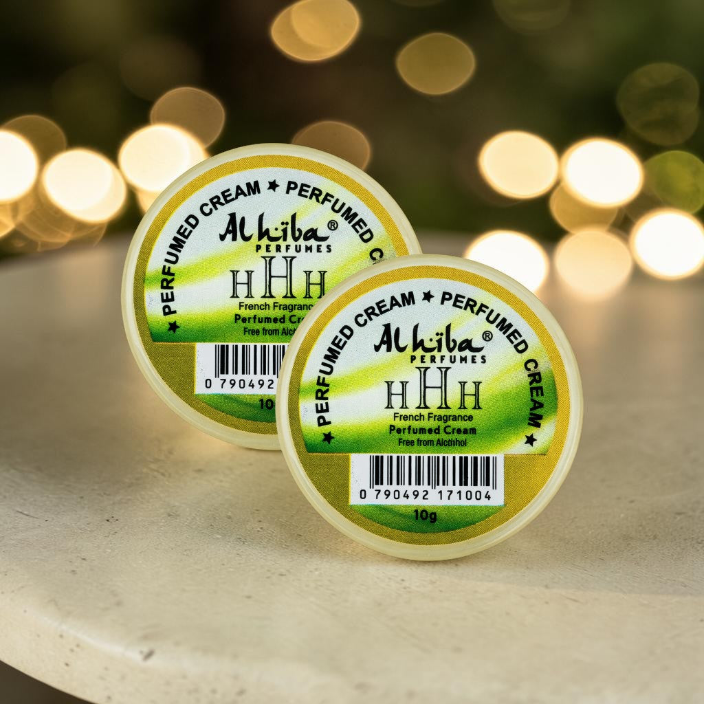 Alhiba Perfume Body Cream HHH (10gm) (Pack of 2)