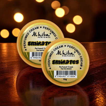 Alhiba Perfume Body Cream Emirates (10gm) (Pack of 2)