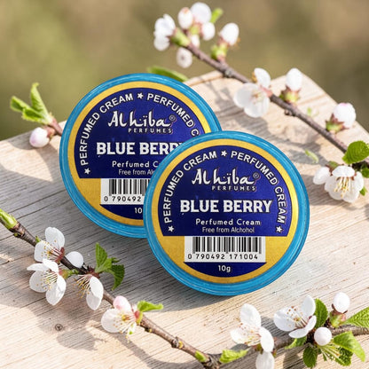 Alhiba Perfume Body Cream Blue Berry (10gm) (Pack of 2)