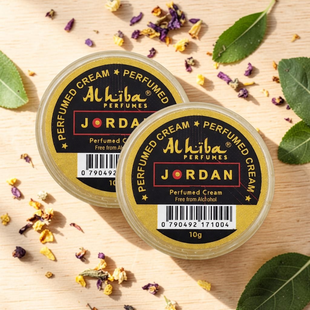 Alhiba Perfume Body Cream Jordan (10gm) (Pack of 2)
