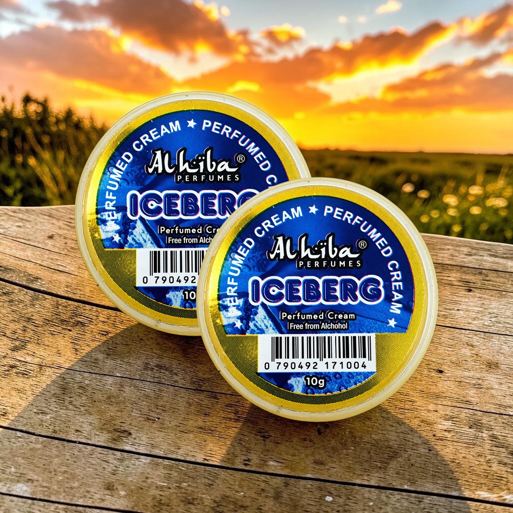 Alhiba Perfume Body Cream Iceberg (10gm) (Pack of 2)