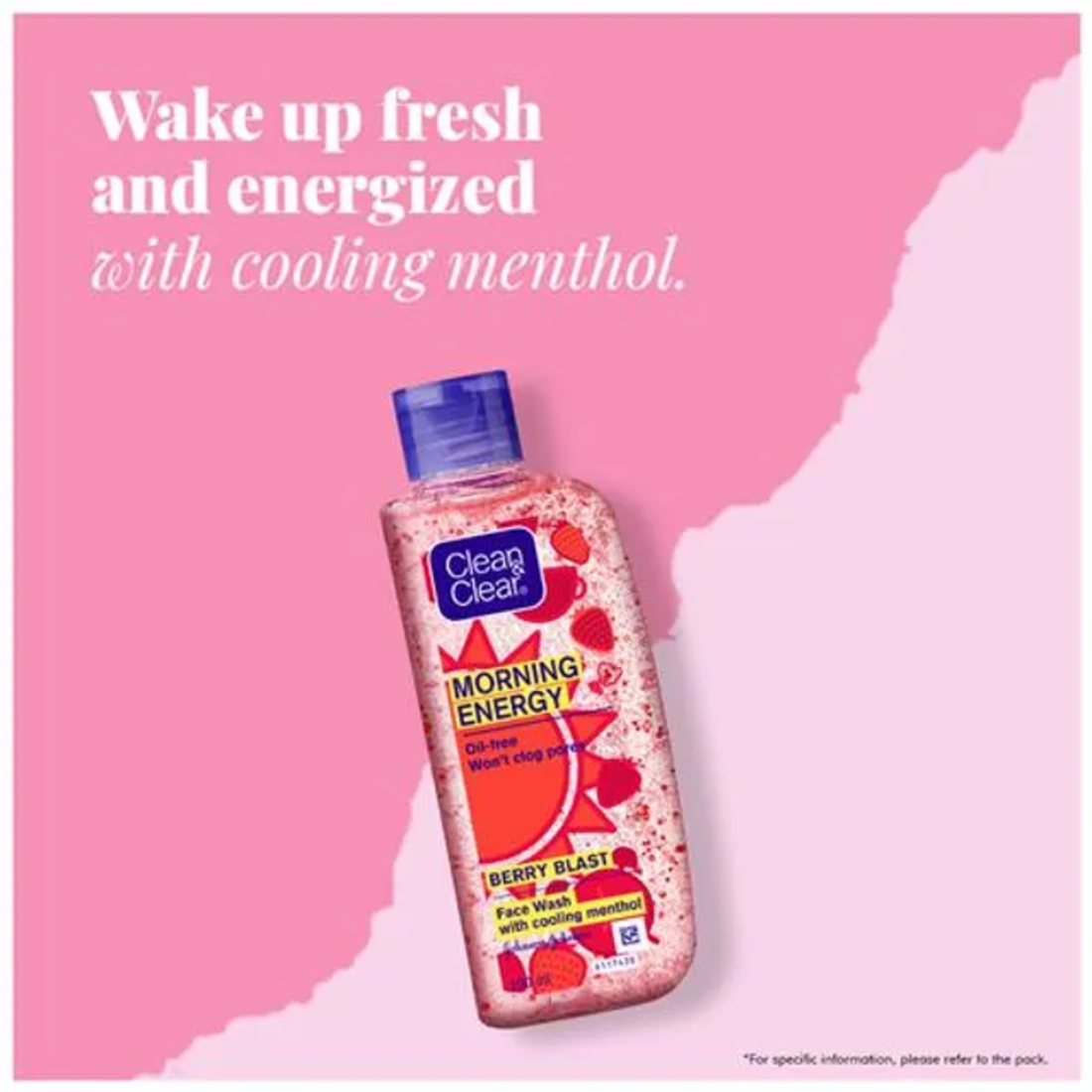 Clean & Clear Morning Energy Berry Face Wash, 100ml - Pack Of 2 KartWalk