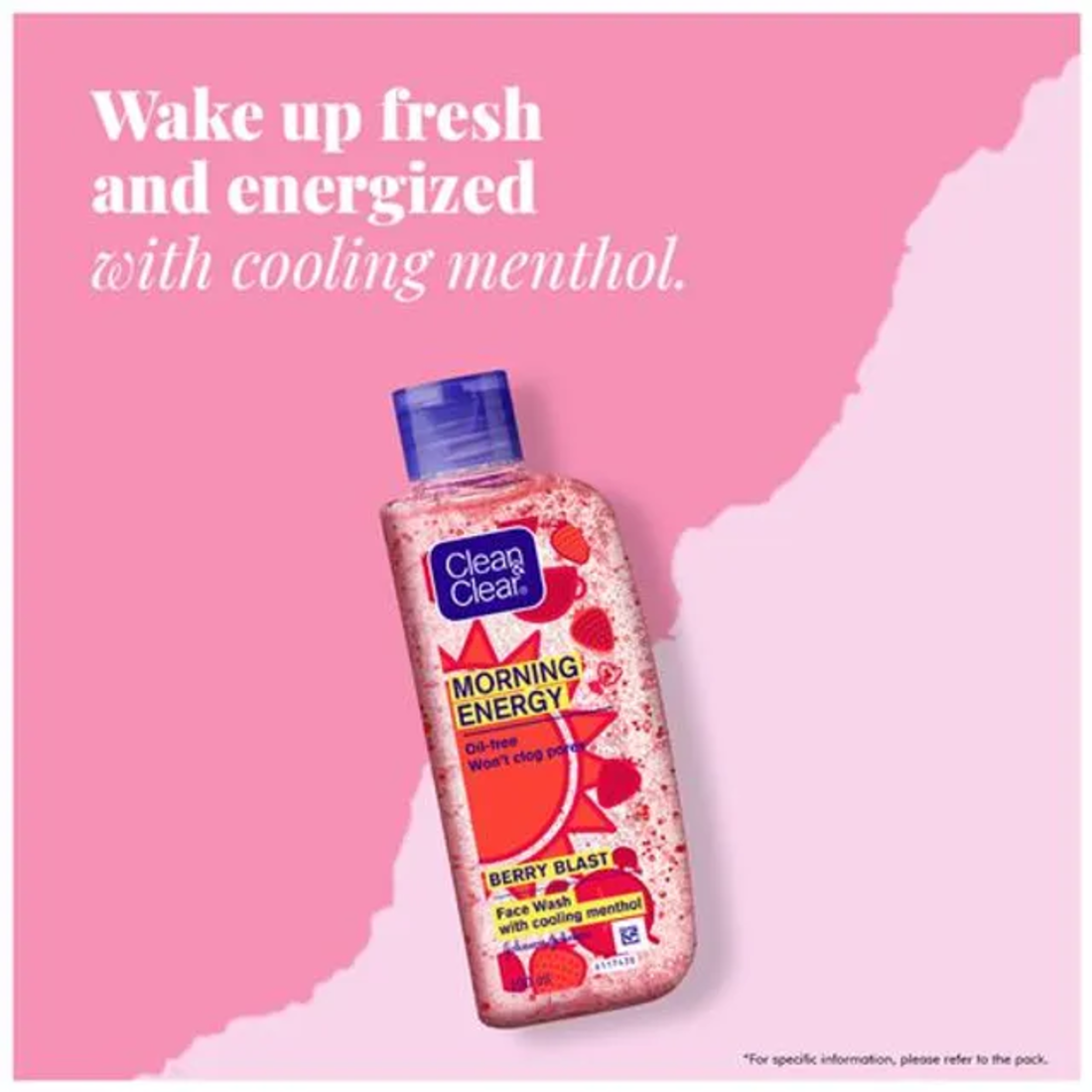 Clean & Clear Morning Energy Berry Face Wash, 100ml - Pack Of 3 KartWalk