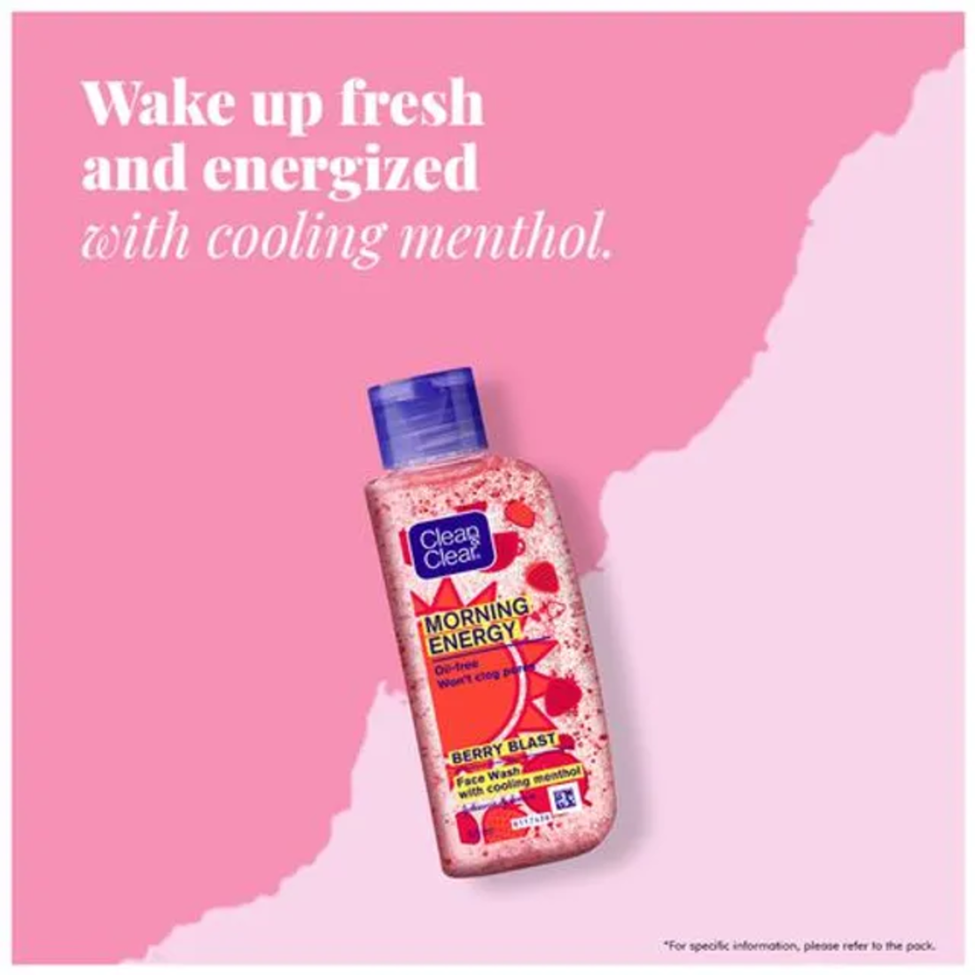 Clean & Clear Morning Energy Berry Face Wash, 50ml - Pack Of 5 KartWalk