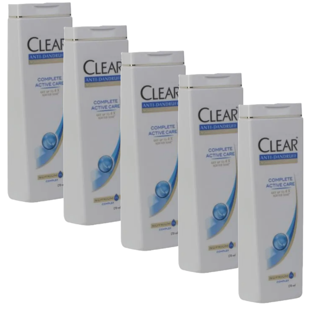 Clear Anti-Dandruff Complete Active Care Shampoo 170ml Pack of 5 KartWalk