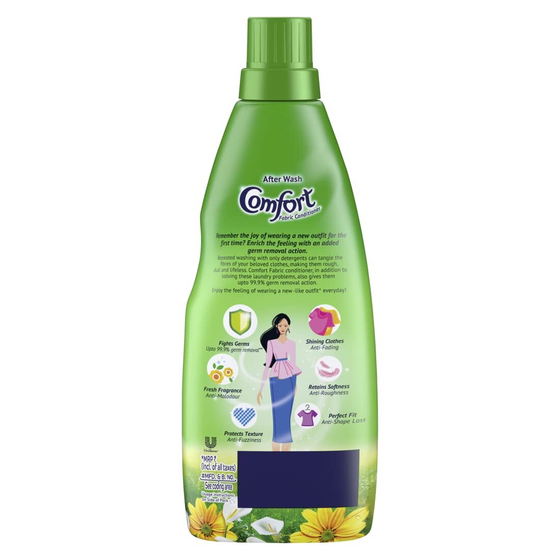 Comfort Anti Bacterial Action Fabric Conditioner - 860ml KartWalk