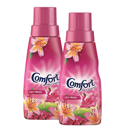 Comfort Fabric Conditioner Lily Fresh - Pack Of 2 (220ml) KartWalk