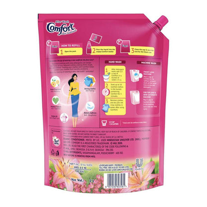 Comfort Fabric Conditioner Lily Fresh - Pack Of 3 (2L) KartWalk