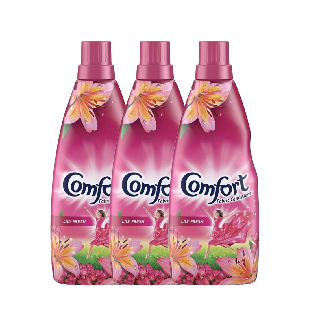 Comfort Fabric Conditioner Lily Fresh - Pack Of 3 (860ml)