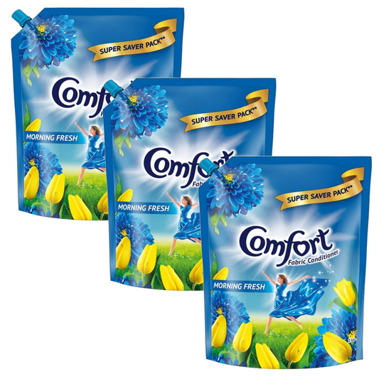 Comfort Morning Fresh Fabric Conditioner - 2L (Pack Of 3) KartWalk