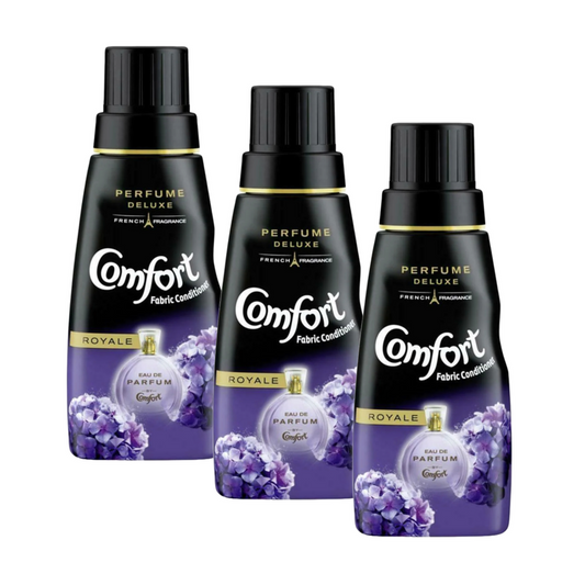 Comfort Perfume Deluxe Royale Fabric Conditioner - 220ml (Pack Of 3) KartWalk