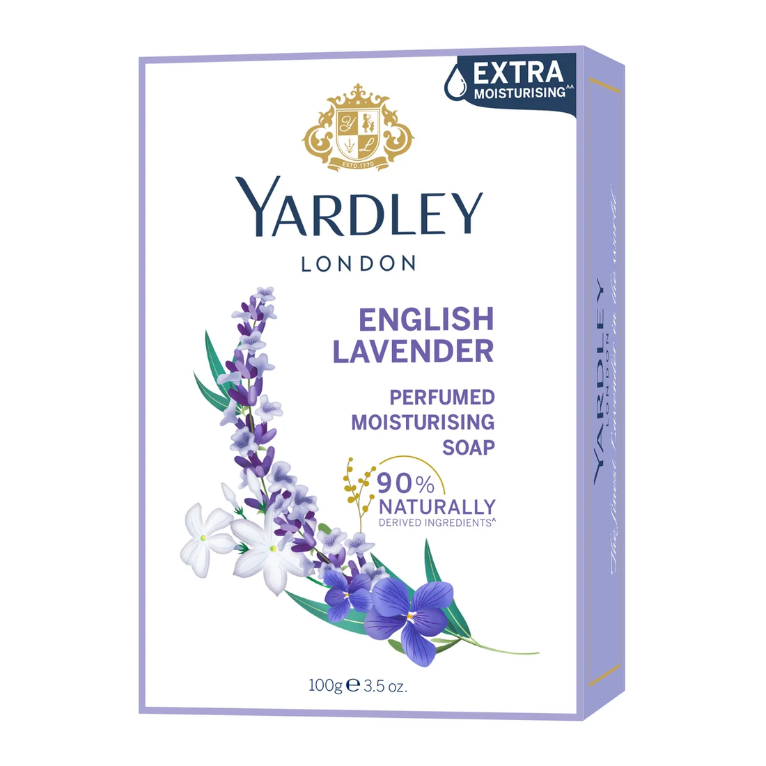 Yardley London English Lavender Luxury Soap 100g Without Box
