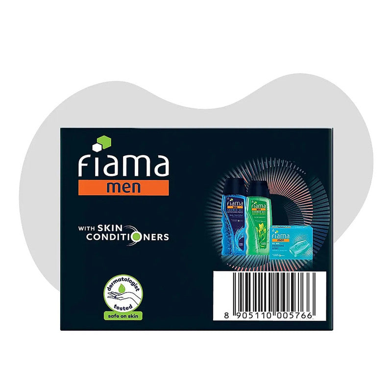 Fiama Men Deep Clean Gel Bar (125gm)(Pack of 2)