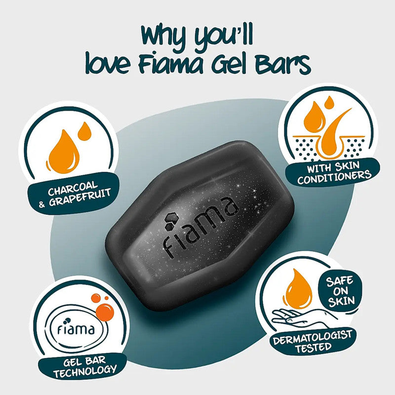 Fiama Men Deep Clean Gel Bar (125gm)(Pack of 2)