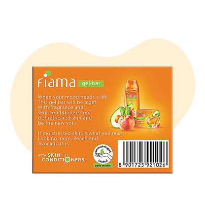 Fiama Peach & Avocado Moisturised Skin Gel Bar 125g