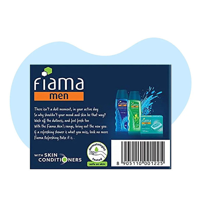 Fiama Men Refreshing Pulse Sea Minerals Gel Bar 125g